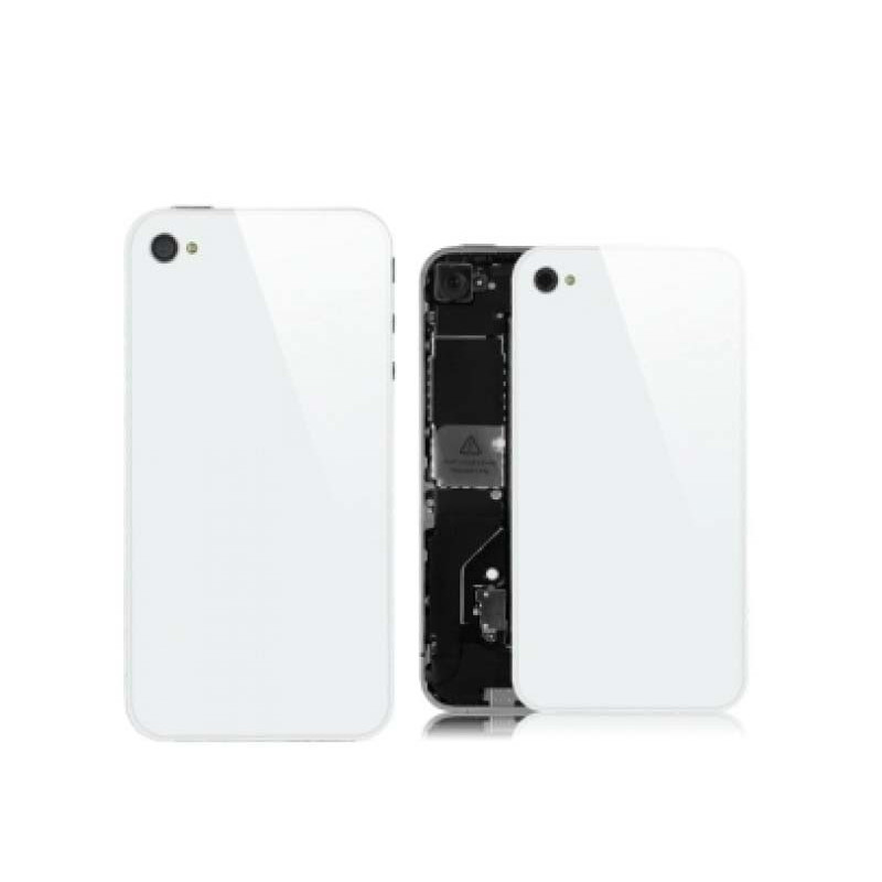 Coque Arrière Sans Logo iPhone 4 Blanc