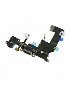 Nappe connecteur charge + micro + antenne + jack  iPhone 5C Noir