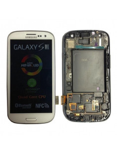 Ecran Original ﻿Lcd Vitre Tactile blanc pour Galaxy S3 GT-I9300﻿