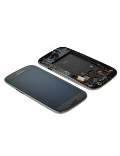 Ecran Original ﻿Lcd Vitre Tactile Titanium Grey pour Galaxy S3 GT-I9305 LTE