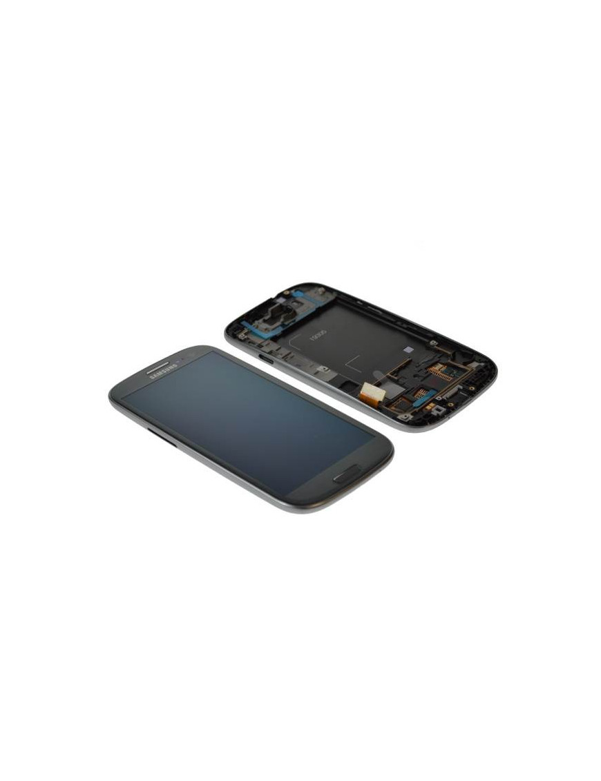 Ecran Original ﻿Lcd Vitre Tactile Titanium Grey pour Galaxy S3 GT-I9305 LTE
