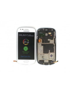 Ecran Original ﻿Lcd Vitre Tactile Céramique Blanc pour Galaxy S3 GT-I8190 