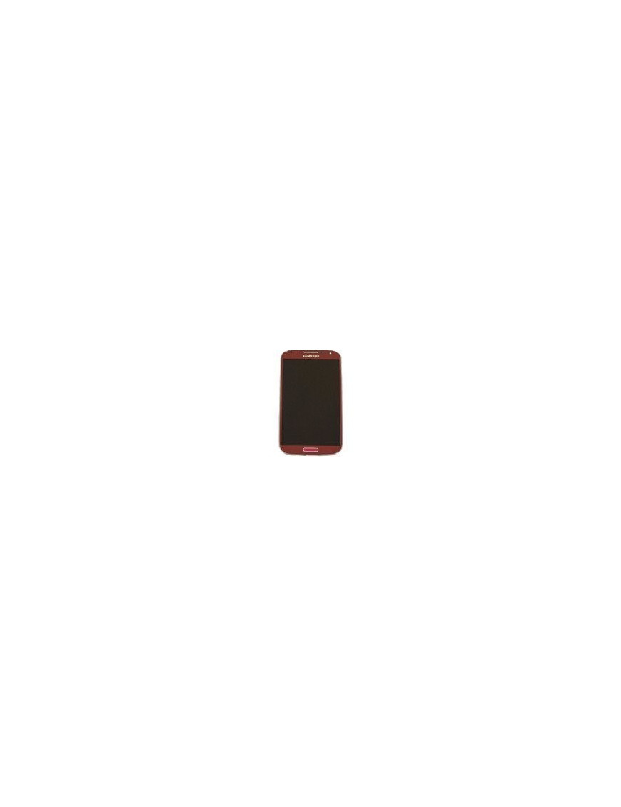 Ecran Original ﻿Lcd Vitre Tactile Rouge pour Galaxy S4 GT-I9500 