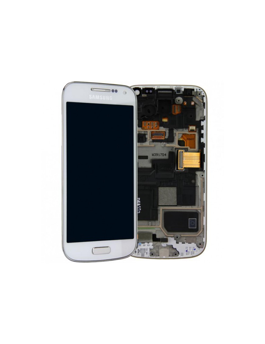 Ecran Original ﻿Lcd Vitre Tactile blanc pour Galaxy S4 Mini GT-I9195
