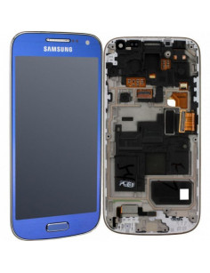 Ecran Original ﻿Lcd Vitre Tactile bleu pour Galaxy S4 Mini GT-I9195