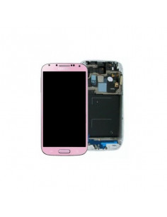 Ecran Original ﻿Lcd Vitre Tactile rose pour Galaxy S4 GT-I9505