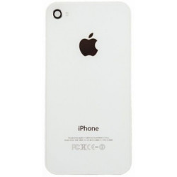 Coque Vitre Arrière - iPhone 4S Blanc 