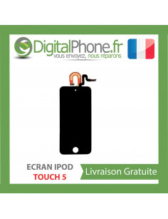 Ecran LCD avec vitre tactile Noire - iPod Touch 5G