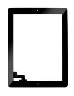 Vitre Tactile Noire Assemblée iPad 2