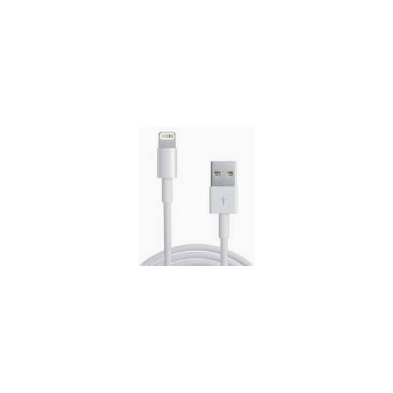 Cable USB DATA Lightning blanc - iPhone, iPad Mini & iPod 1M