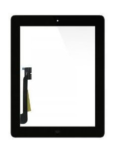 Vitre Tactile Noire Assemblée - iPad 3