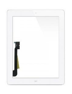 Vitre Tactile Blanche Assemblée - iPad 3