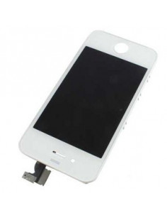 Ecran LCD + Vitre Tactile Montée sur Chassis - iPhone 4 Banc