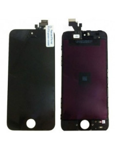 Ecran LCD + Vitre Tactile Montée sur Chassis iPhone 5 Noir 
